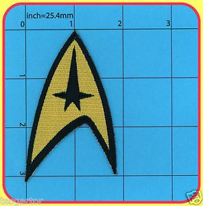 Star Trek Command Insignia Iron on Patch Space Galaxy Enterprise Movie Logo
