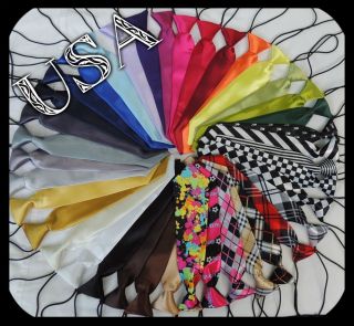 43 Colors USA Seller Boy and Girl Ties Children Kids Baby Toddler Elastic