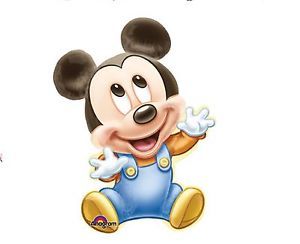 Jumbo Disney Baby Mickey Mouse Balloon Birthday Party Supplies Shower 1st First