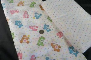Vintage Care Bear Quilt Fabric 3 yds Coordinating 6 yds Adorable 9 Yards