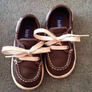 Toddler Boys Keds Boat Shoes Size 6 5 Brown