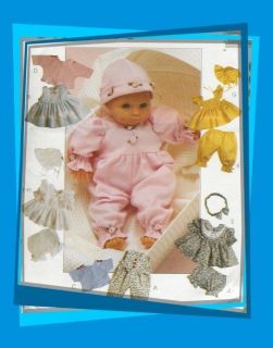 Bonnet Dress Pattern 2SEW Fits Bitty Baby Doll Clothes McCalls 6233 Romper Hat