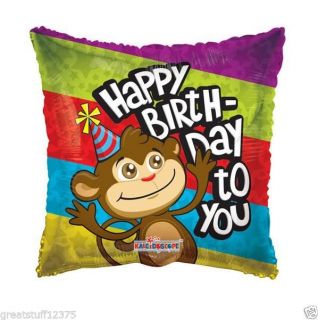 Cute Monkey with Happy Birthday to You Message 18 In