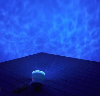 LED Ocean Projector Wave Effects with Speaker Night Lamp Blue Wave Ocean
