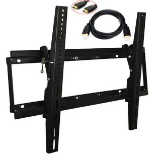 Flat LCD LED Tilting Adjustable TV Wall Mount Bracket 32 47 55 60" HDMI Cable