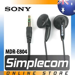 Sony MDR E804 Headphones in Ear Earphone iPod Earbuds