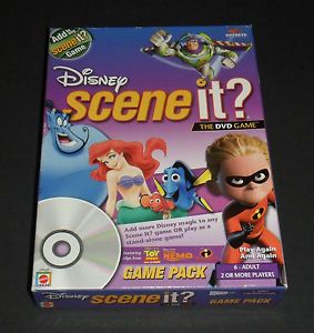 Disney "Scene It The DVD Game" DVD Game Game Pack