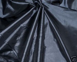 Gray 100 Pure Silk Taffeta Fabric Curtain Dress Craft