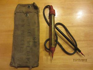 Electrical Voltage Tester Used by Utilities Elwood Model 1601 Up to 600 Volts