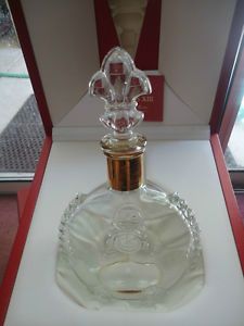Louis XIII Remy Martin Empty Crystal Bottle Both Boxes Cloth Booklet Tops