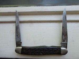 Camillus Two Blade Function Pocket Knife Model 20 Hunting Fishing Trapping
