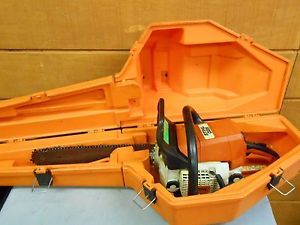 Stihl Chainsaw Model 025 w 16" Bar Chain with Hardsided Carry Case Low Start