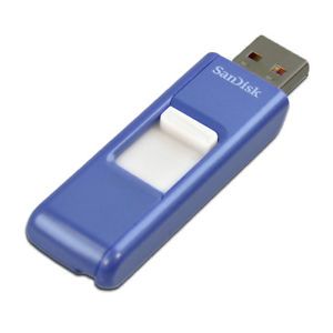 SanDisk 8GB Cruzer USB Flash Thumb Drive Storage Blue SDCZ36P 008G Win Mac