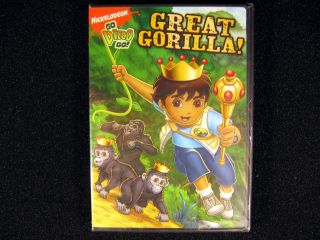 Go Diego Go Great Gorilla 4 Episodes Nick Jr 2008 New DVD Educational 097368533349