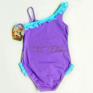 Girls Kids Princess Tinkerbell Swimsuit 2 8Y Tankini Bathing Swimming Costume
