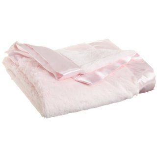 Little Me Baby Girls Newborn Plush Stroller Blanket Light Pink One Size