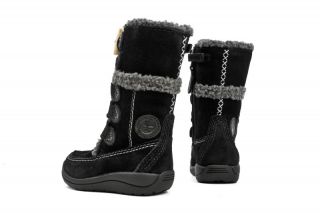 Timberland Zesta Tall 84873 Toddler Suede New Black Winter Snow Waterproof Boots
