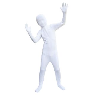 Child Lycra Bodysuit Skinz Gimp Body Suit Fancy Dress Costume Kidz Skin Outfit