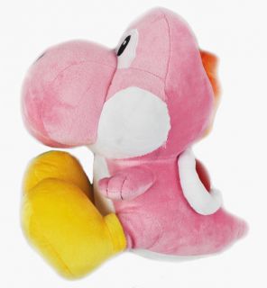 Super Mario Yoshi Plush Soft Toy Doll Pink 12' Sit