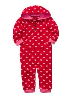 Carters Baby Girl Clothes Coverall Jumpsuit Red Heart 3 6 9 12 18 24 Months