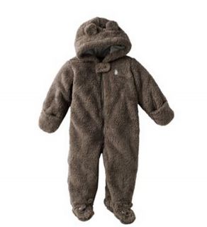 Carters Baby Boy Clothes Outwear Pram Snowsuit Brown Bear 3 6 9 Months
