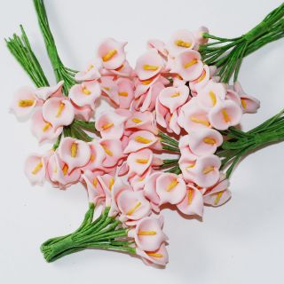 Mini Flower Calla Lily Bouquet Wedding Baby Shower Birthday Party Decoration