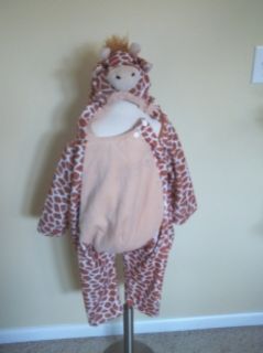 Chrisha Playful Plush Childrens Kids Giraffe Costume Stuffed Size 2 3 4 Years