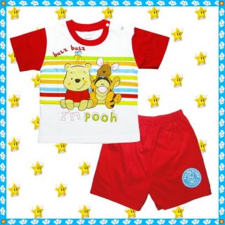Winnie The Pooh Outfit Set Age 9 12 Months 2 3 Years Baby Girls Boys Clothes