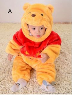 Nice Baby Kid Toddlers Clothes Boys Girls Pure Color Animals Jump Suit AGES1 3Y