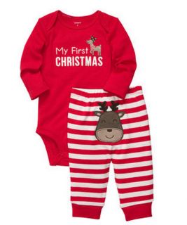 Carters Baby Boy Clothes Christmas New Year Set Red Reineer 3 6 9 12 Months