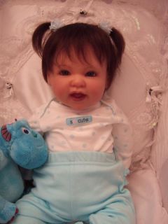 Happy Little Reborn Baby Girl Doll with A Sweet Face Just for You