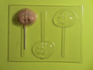 Cabbage Patch Baby Face Chocolate Candy Soap Clay Mold Free SHIP