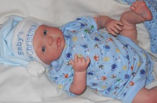 OOAK Newborn 3D Skin Reborn Baby Boy "Lullaby Dreams Nursery" 1 Day Listing