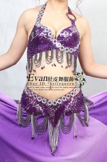Belly Dance Costume Bra Belt M L