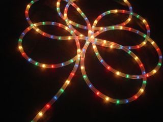 18' Multi Color Indoor Outdoor Christmas Rope Light Decoration