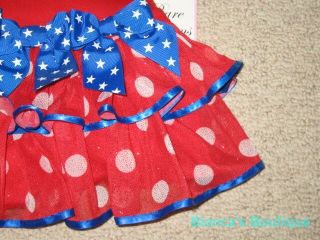 New "American Flag" Glitz 4th July Dress Girls 6 Toddler Clothes Patriotic Kids