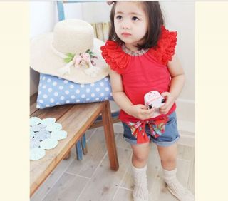 Baby Kids Girls T Shirt Top Shorts Pants Babys Clothing Short Trousers Outfit