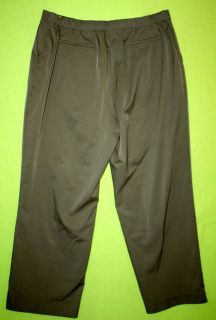 CB Collections Sz 16 Womens Olive Green Dress Pants Slacks Stretch 8J96
