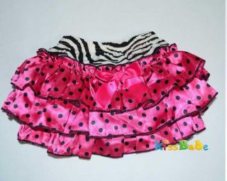A0320 Girl Baby Clothing Ruffle Pants New Bloomers Nappy Skirt S0 4Y