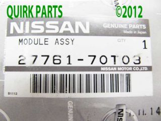 97 99 Nissan Maxima 96 04 Pathfinder Blower Motor Resistor Genuine New