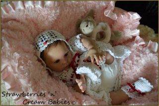 Reborn Baby Girl 'Kaylee' Chanel Donna RuBert Strawberries'N'Creambabies