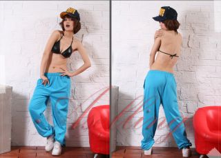 Unisex Men Women's Parkour Dance Hip Hop Loose Harem Long Pants Stretch Trousers