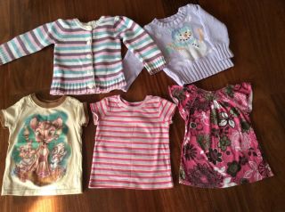 20 Lot of 3T Toddler Girls Stylish Spring Summer Clothes EUC Brand Names