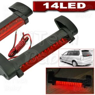 6 5" Universal Car LED Third Brake Light Bar 12V Red Auxiliary Safety Tail Lamp