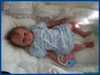 Woodland Waifs Presents Michael David Cute Lifelike Baby Boy Doll Now on Sale