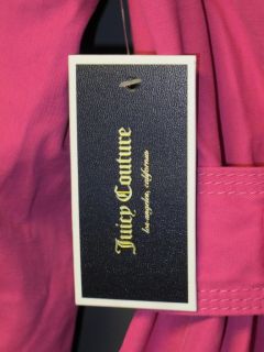 New Juicy Couture Hot Pink 22 Cotton Twill Trench Coat Women's Size Small