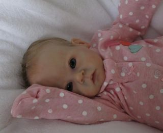 Doves Nursery Reborn Life Like Infant Baby Girl Saoirse Bonnie Brown Le