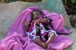 Precious Moments Nursery Deborah Bailey Reborn Ethnic Baby Girl