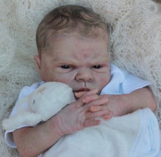 Beautiful Reborn Newborn Baby Boy Doll "Scarlet" Sculpted by Cindy Musgrove