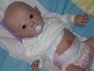 Reborn Doll Bonnie Brown's Saoirse Small Newborn Baby Girl Junebird Nursery